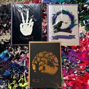 🆕American Greetings-Papyrus Halloween Greeting Cards, Bundle Of 3